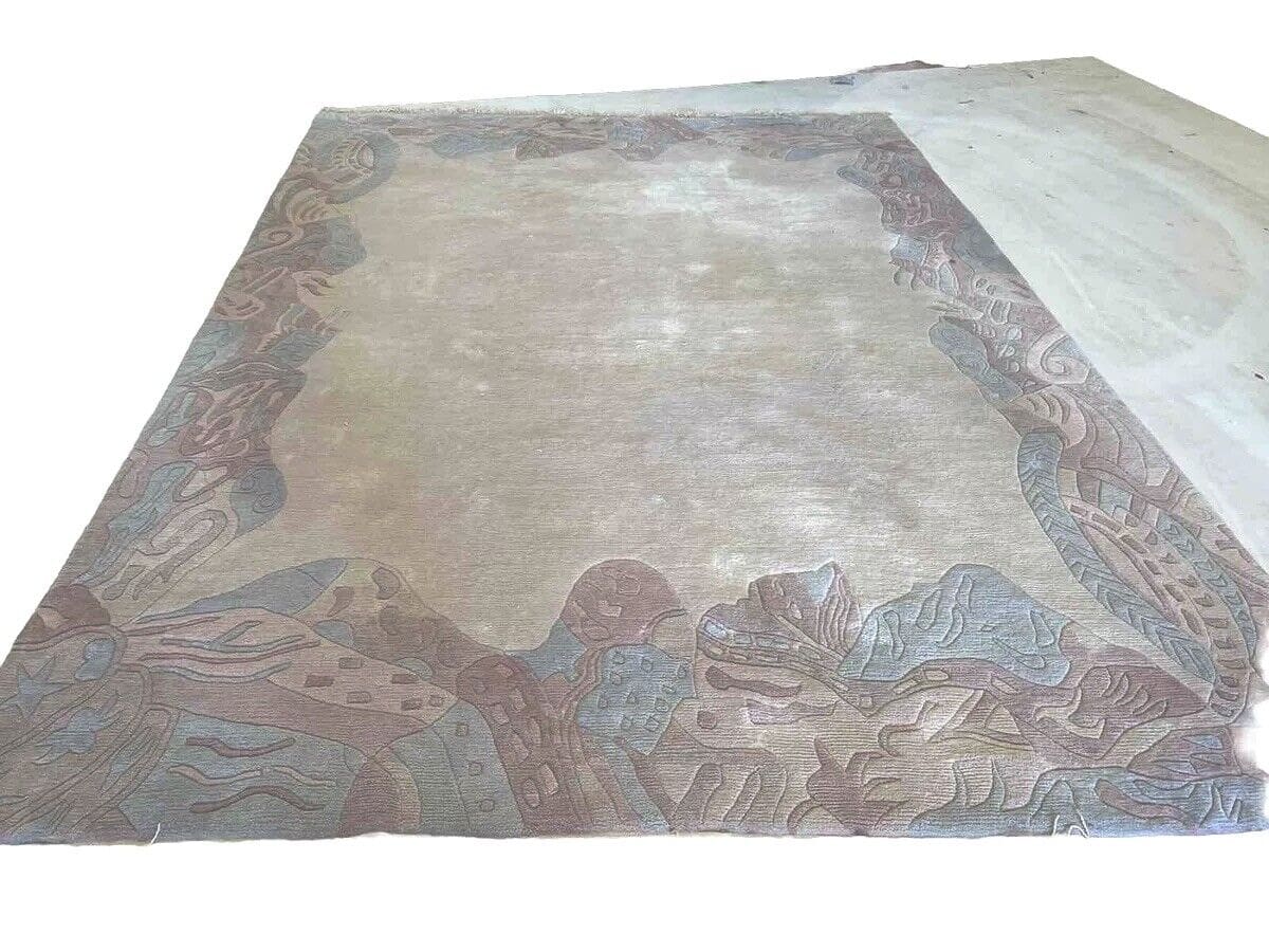 perserteppich-350x250-cm-1a-qualitat-beige-neu-aus-hochwertiger-5 Orientteppich Nepal 350 x 250 cm Wolle handgeknüpft