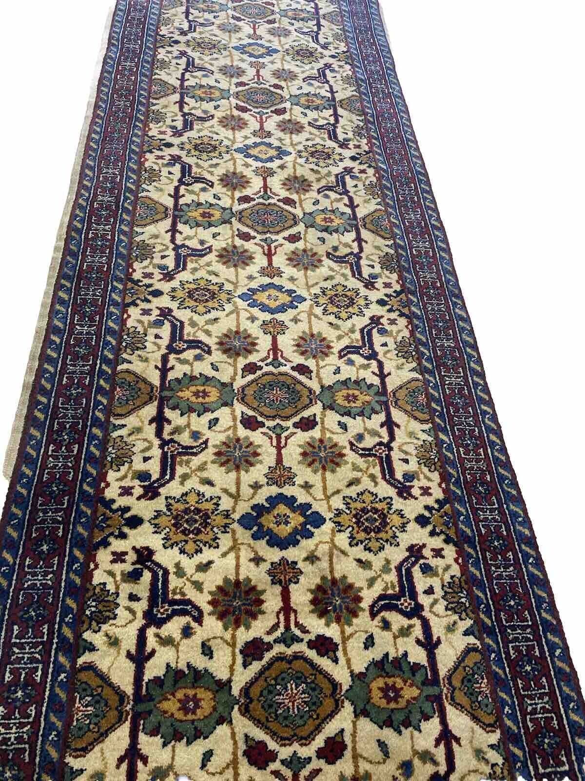 Orientteppich Sarough 343 x 95 cm Baumwolle handgeknüpft