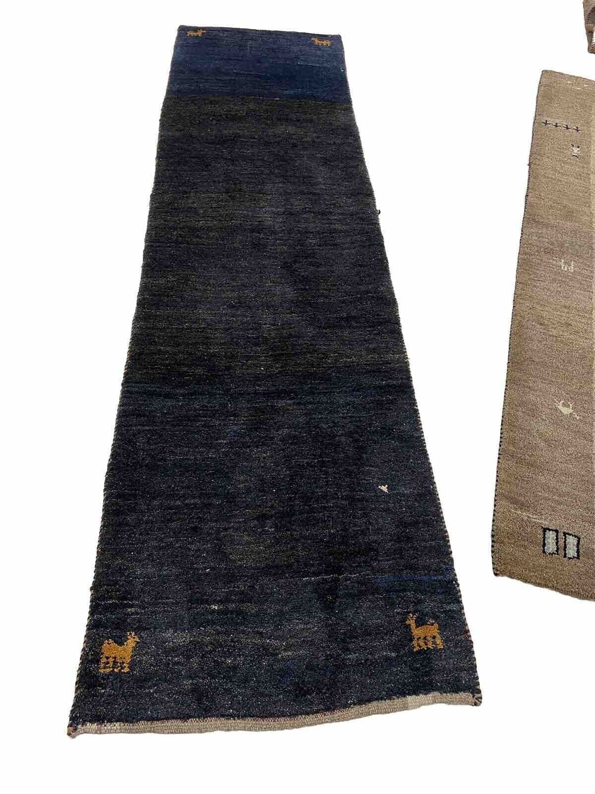 Perserteppich 285x75 cm Schafwolle handgeknüpft