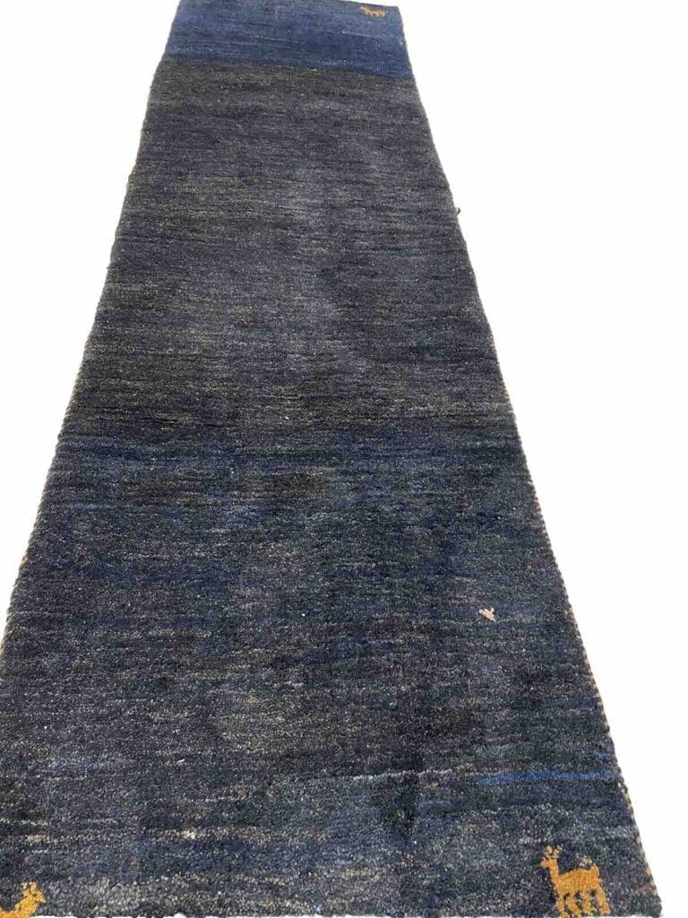 Perserteppich 285x75 cm Schafwolle handgeknüpft