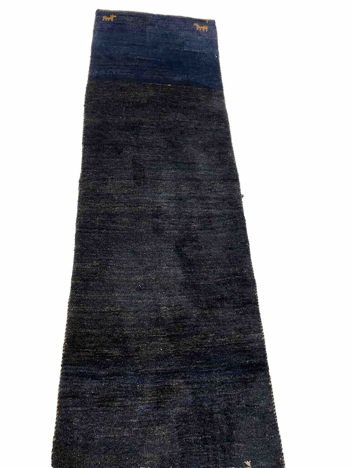 Perserteppich 285x75 cm Schafwolle handgeknüpft