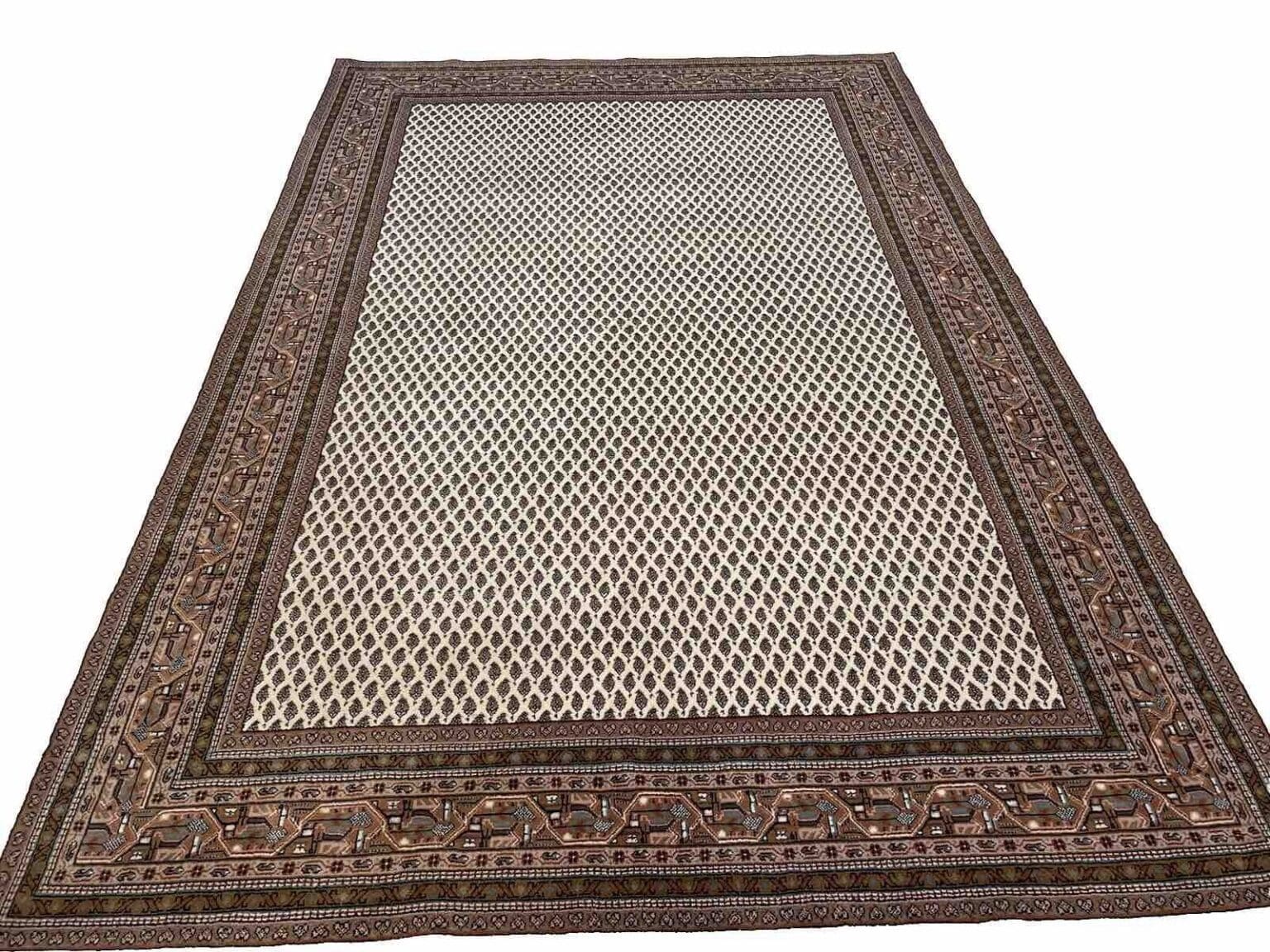 Perserteppich Sarough 300 x 200 cm Korkwolle handgeknüpft