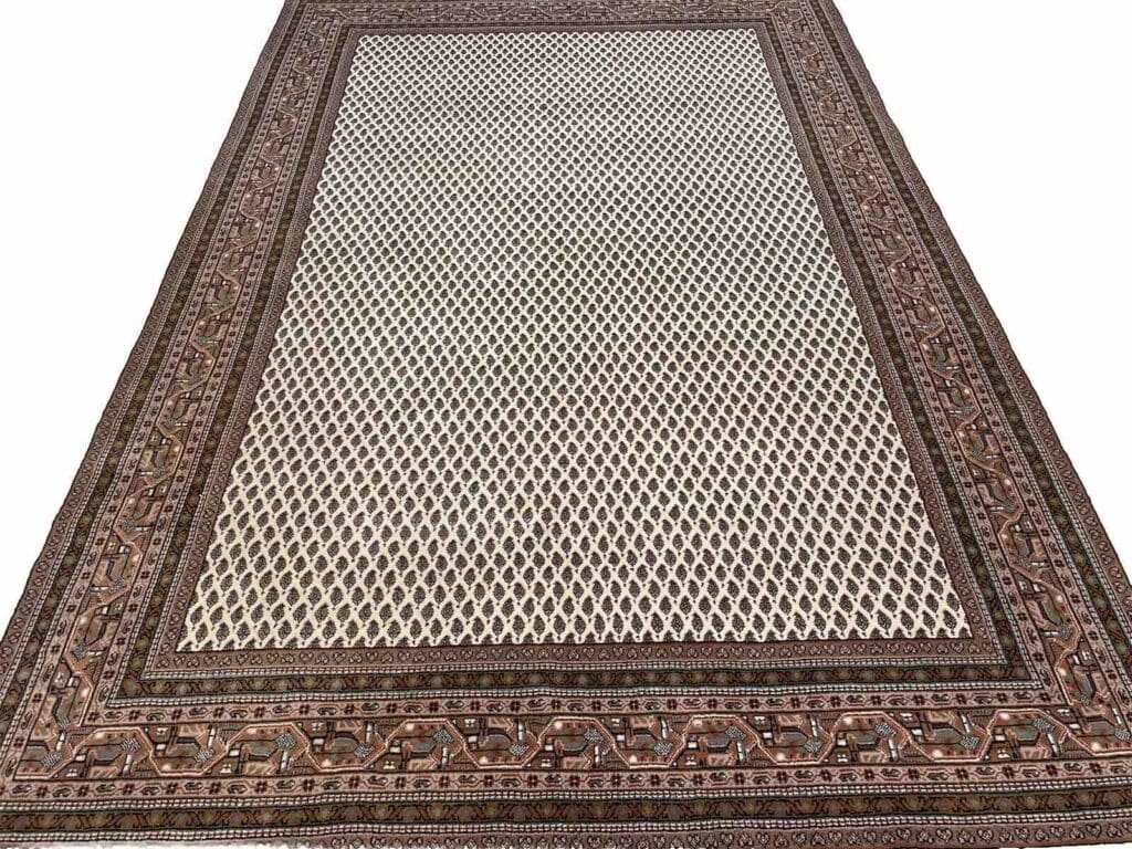 Perserteppich Sarough 300 x 200 cm Korkwolle handgeknüpft