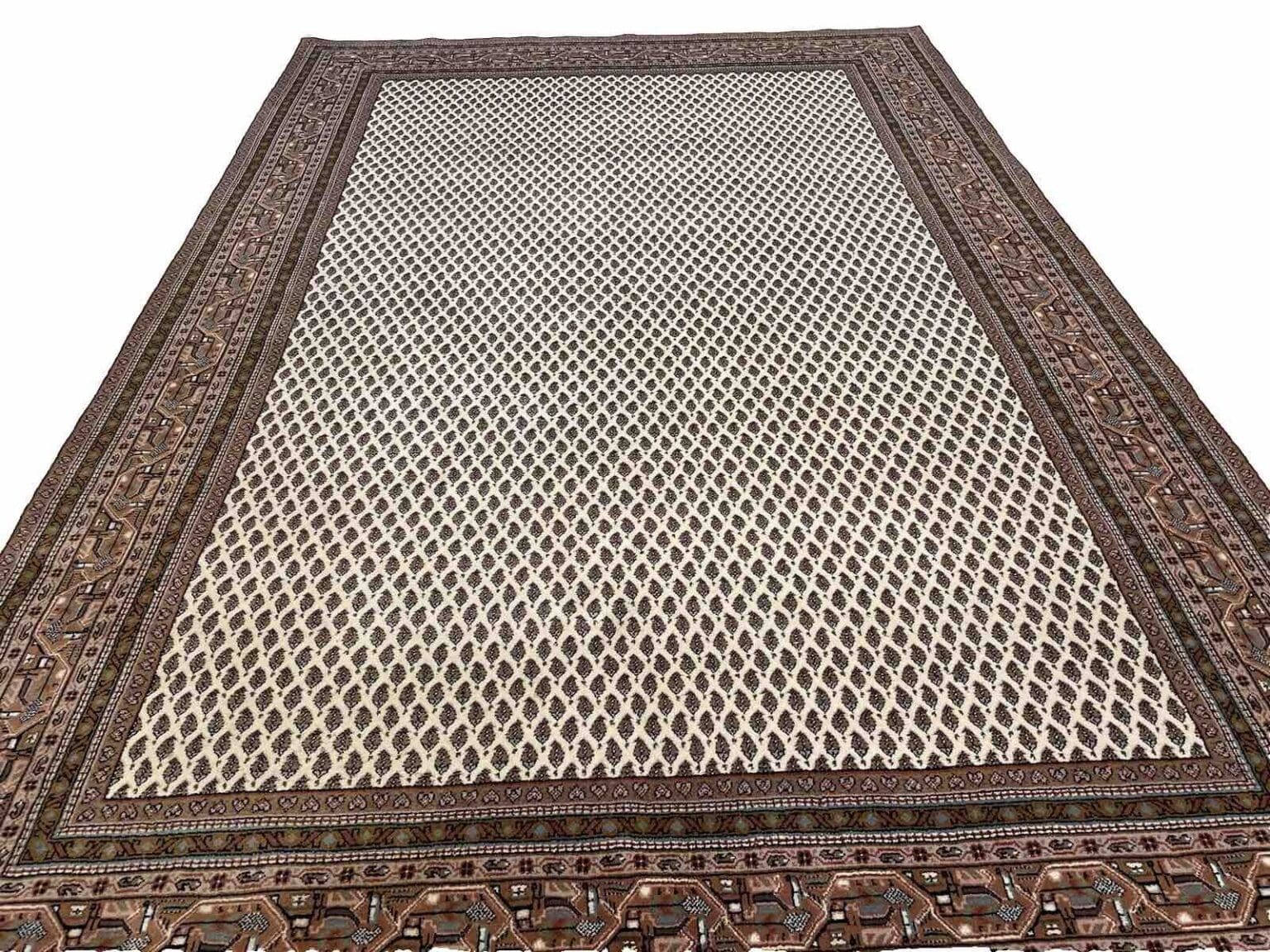 Perserteppich Sarough 300 x 200 cm Korkwolle handgeknüpft