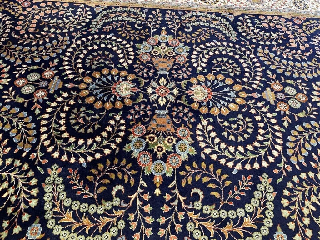Orientteppich Kashmir 350 x 250 cm Schurwolle handgeknüpft