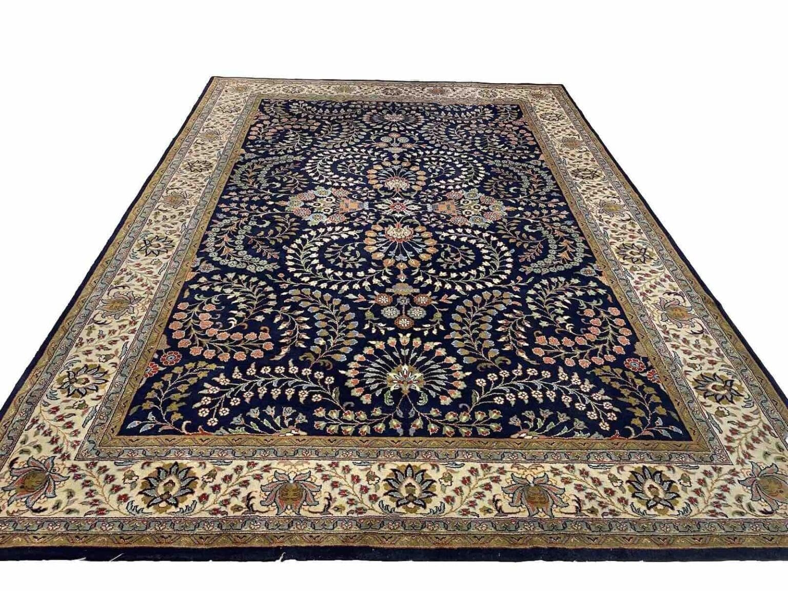Orientteppich Kashmir 350 x 250 cm Schurwolle handgeknüpft