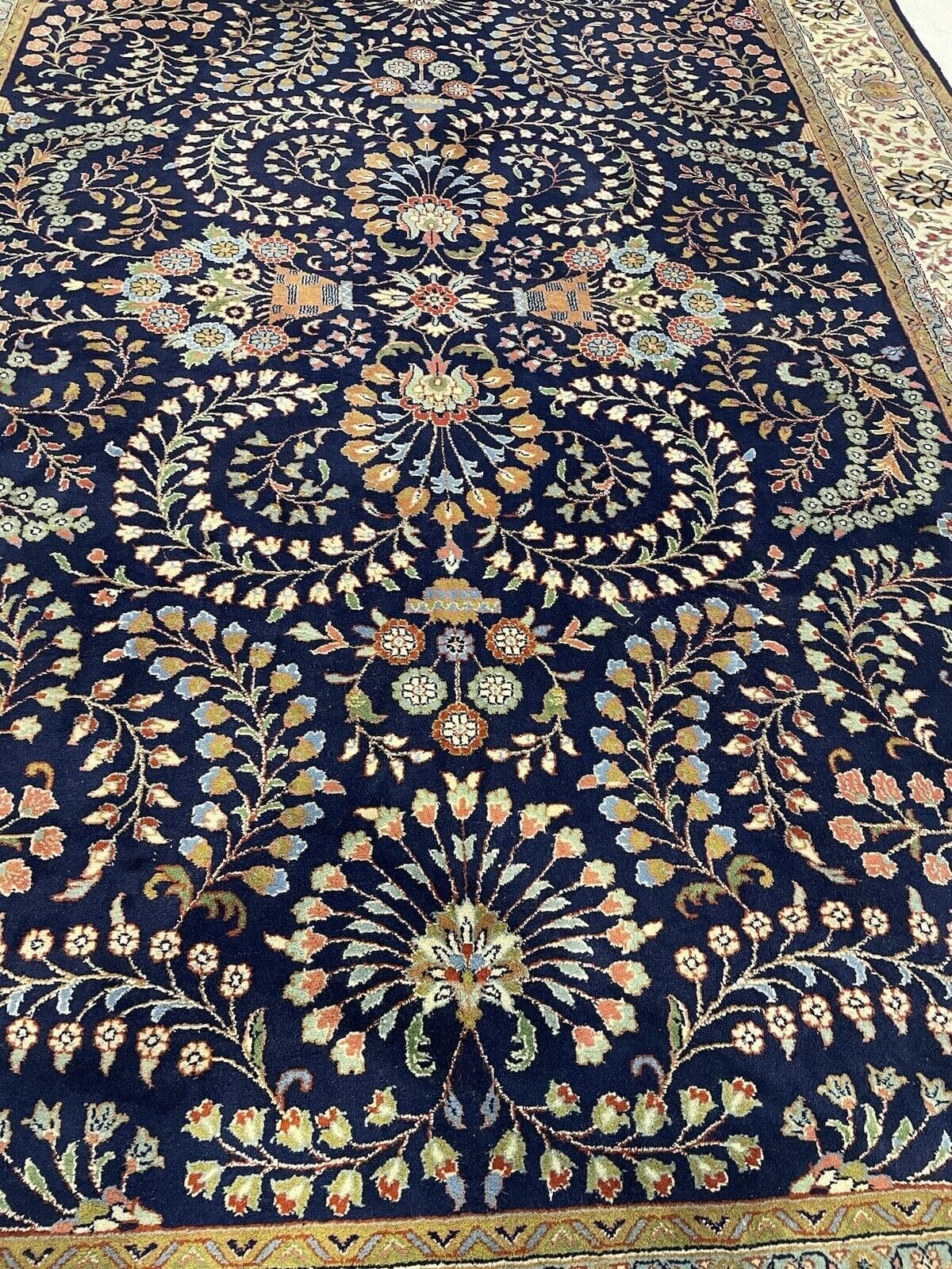 Orientteppich Kashmir 350 x 250 cm Schurwolle handgeknüpft