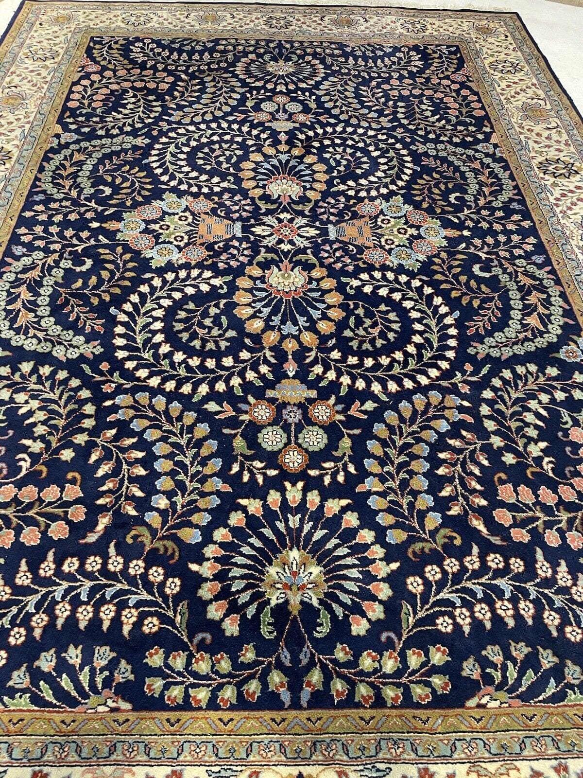 Orientteppich Kashmir 350 x 250 cm Schurwolle handgeknüpft