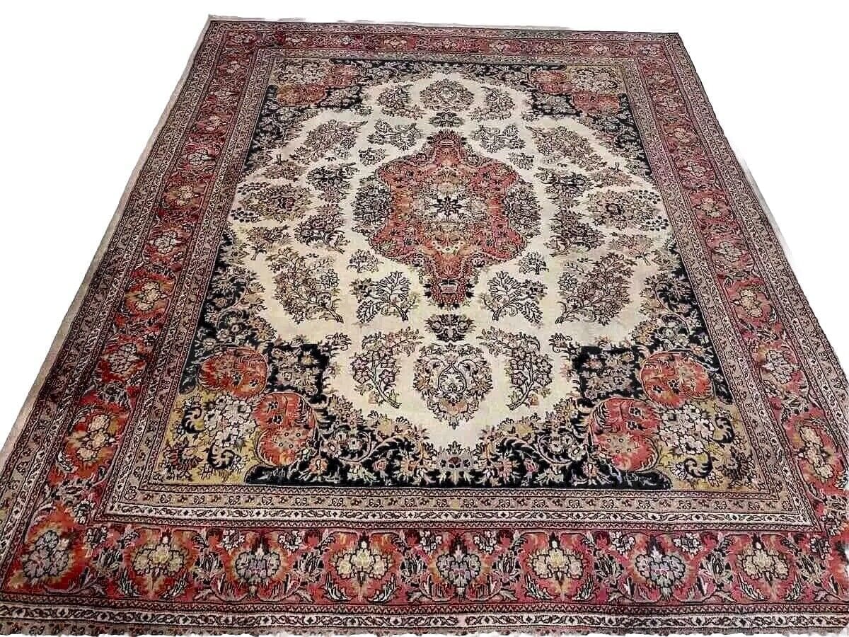 Orientteppich Kaschmir 310x250 cm Wolle handgeknüpft