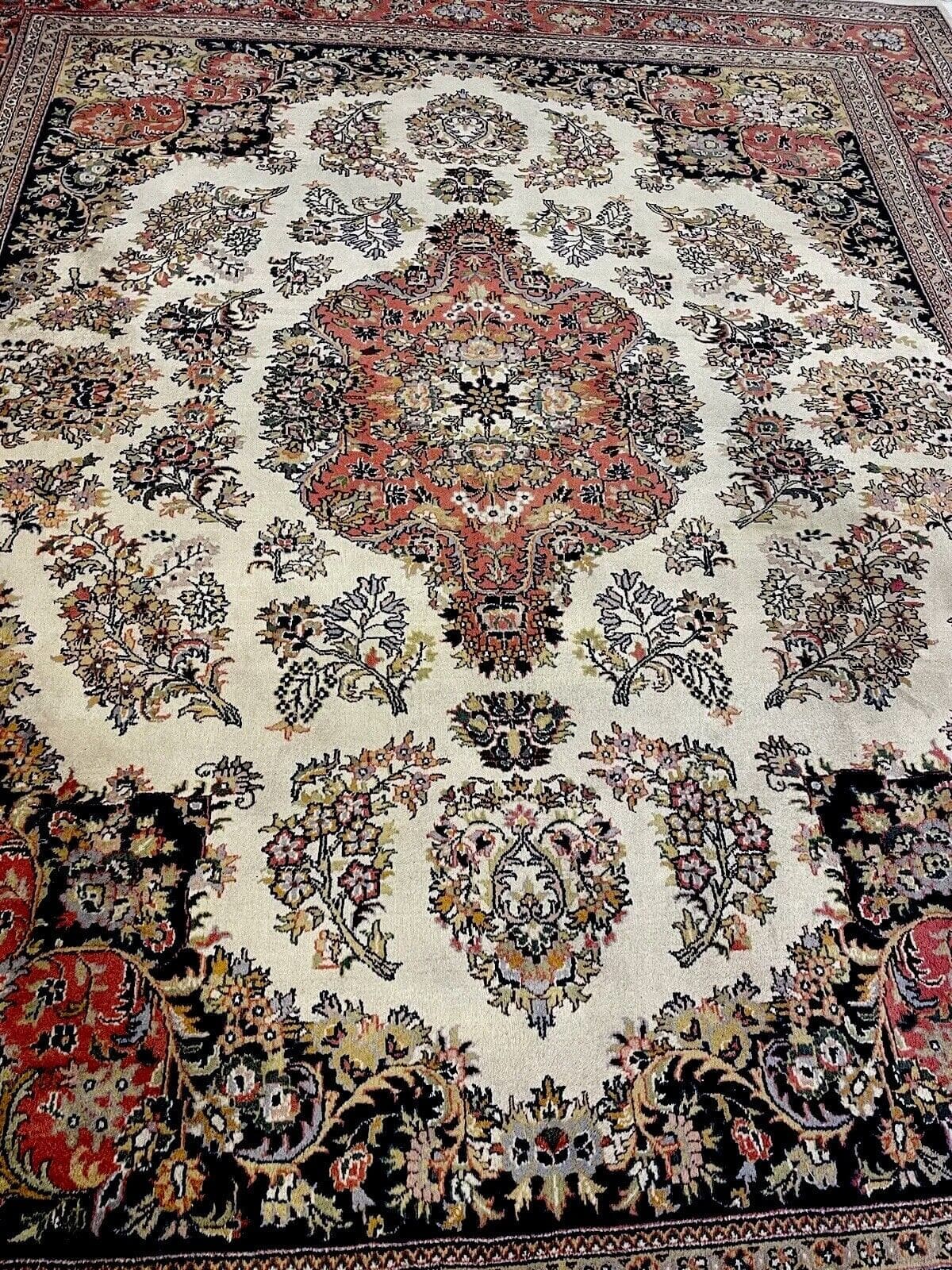 Orientteppich Kaschmir 310x250 cm Wolle handgeknüpft