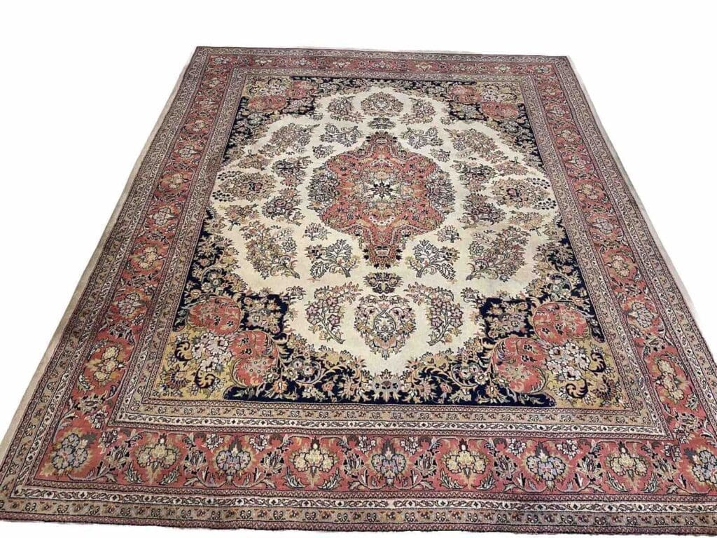 Orientteppich Kaschmir 310x250 cm Wolle handgeknüpft