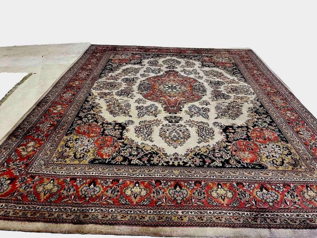 Orientteppich Kaschmir 310x250 cm Wolle handgeknüpft