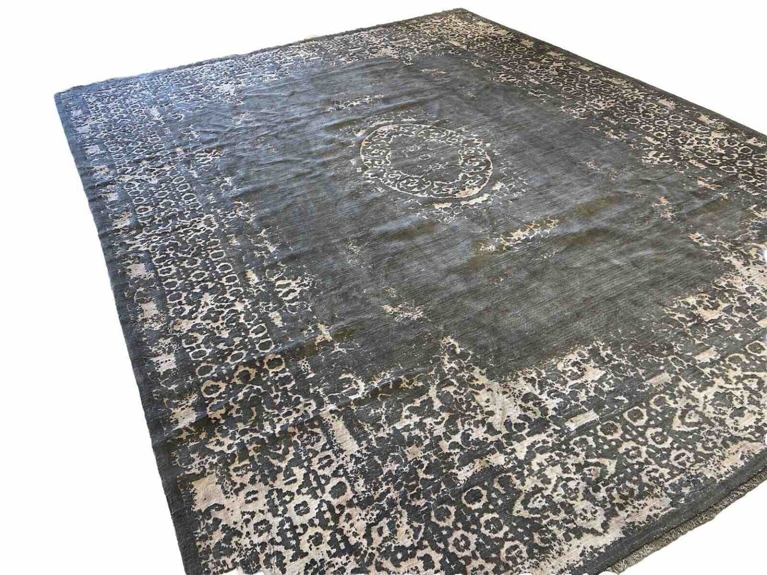 Perserteppich 400 x 300 cm Wolle handgeknüpft