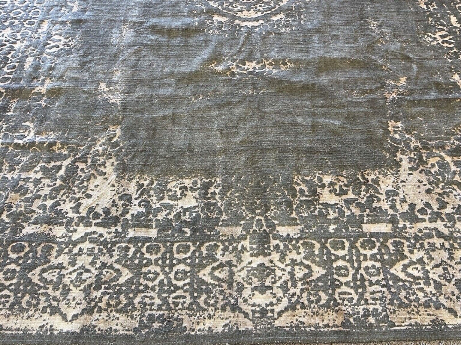 Perserteppich 400 x 300 cm Wolle handgeknüpft