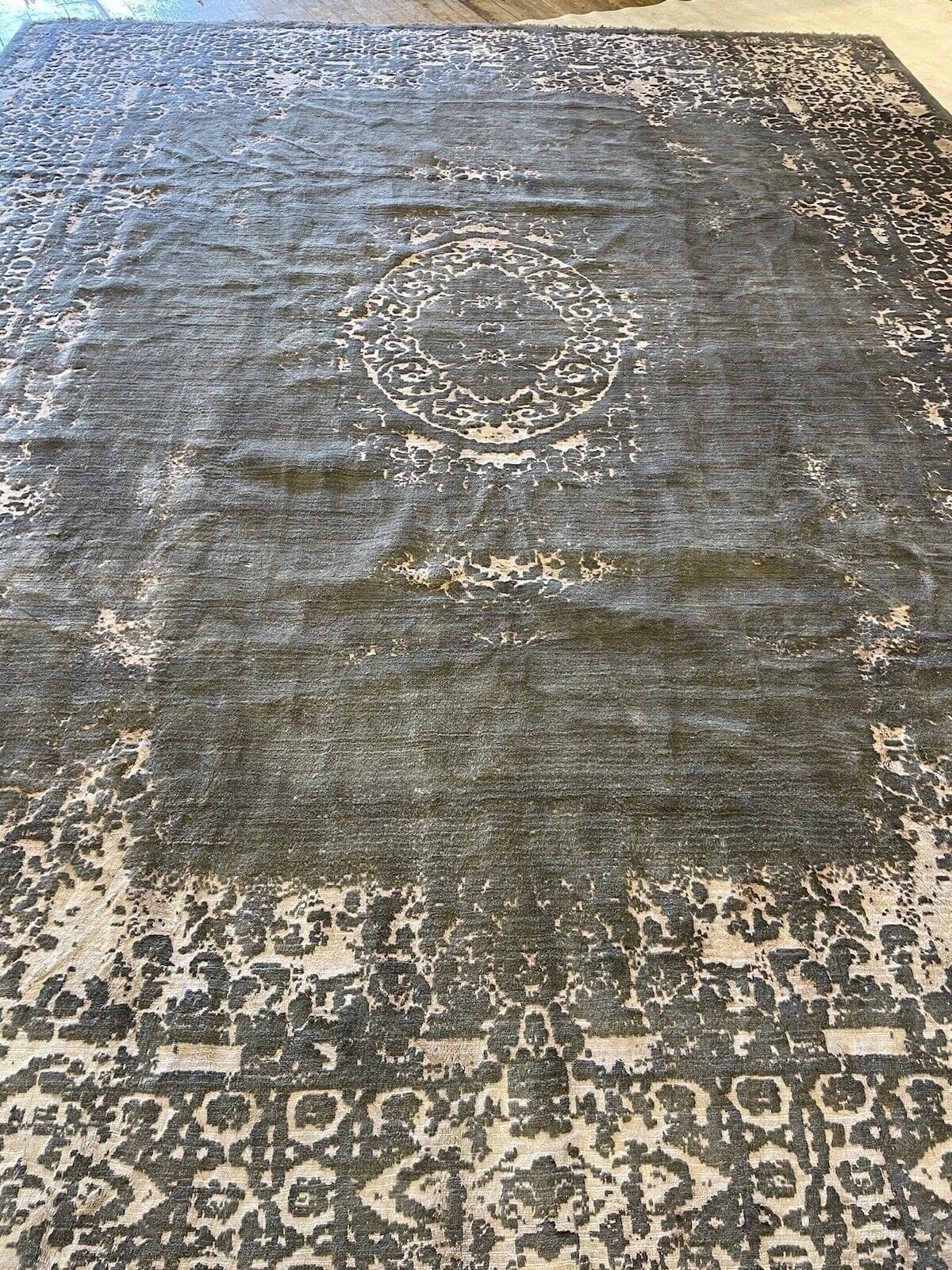 Perserteppich 400 x 300 cm Wolle handgeknüpft