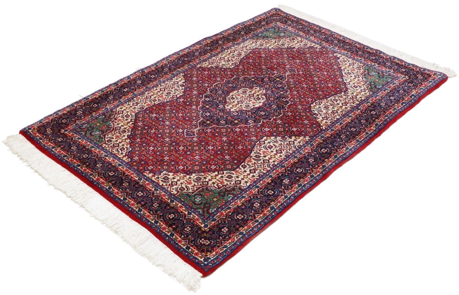 Perserteppich Bidjar 154 x 108 cm Wolle handgeknüpft
