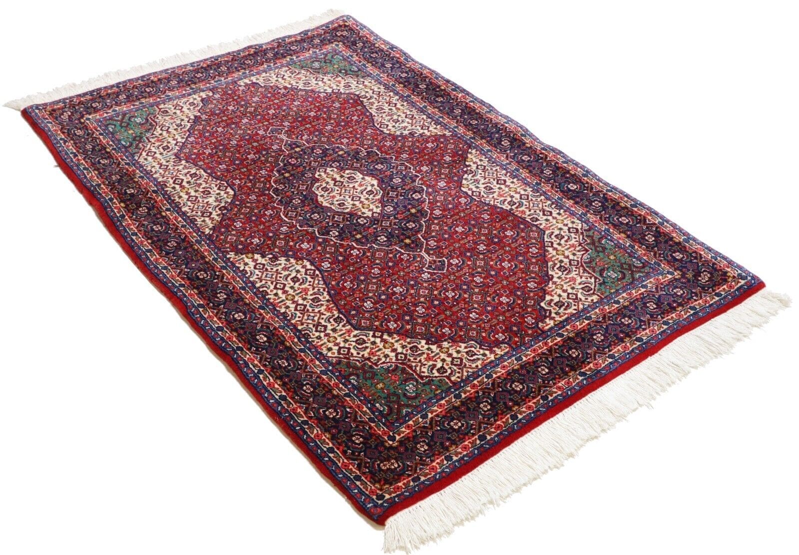 Perserteppich Bidjar 154 x 108 cm Wolle handgeknüpft