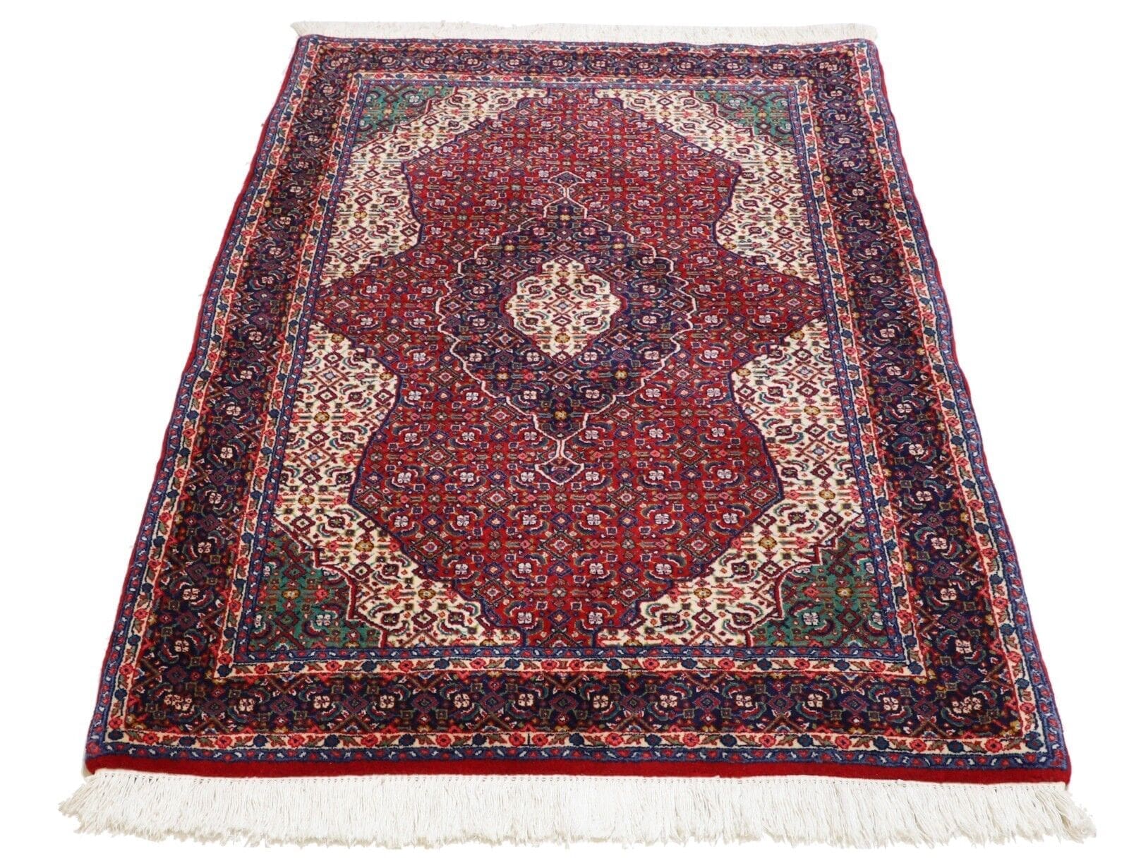 Perserteppich Bidjar 154 x 108 cm Wolle handgeknüpft
