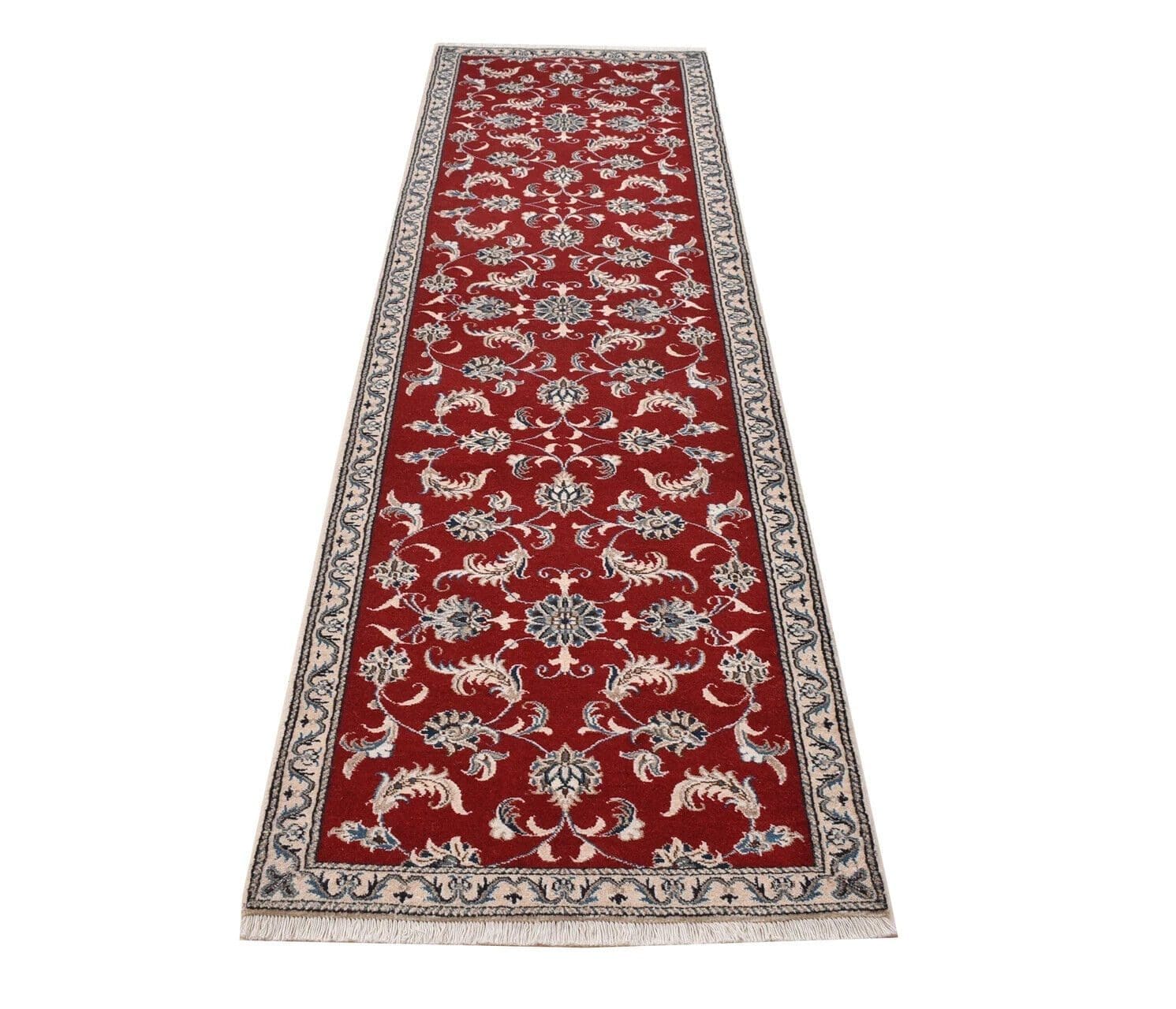 original-perserteppich-nain-kashmari-290-cm-x-80-cm-top-zustand-100-1-1 Perserteppich Nain 290 x 80 cm handgeknüpft (Verkauft)