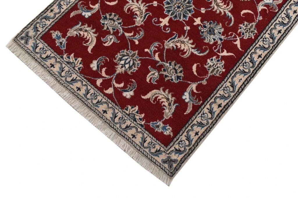 original-perserteppich-nain-kashmari-290-cm-x-80-cm-top-zustand-100-1-5 Perserteppich Nain 290 x 80 cm handgeknüpft (Verkauft)