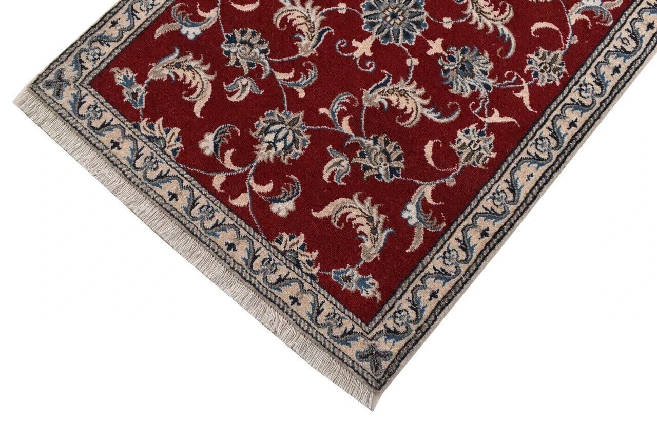 original-perserteppich-nain-kashmari-290-cm-x-80-cm-top-zustand-100-1-5 Perserteppich Nain 290 x 80 cm handgeknüpft (Verkauft)
