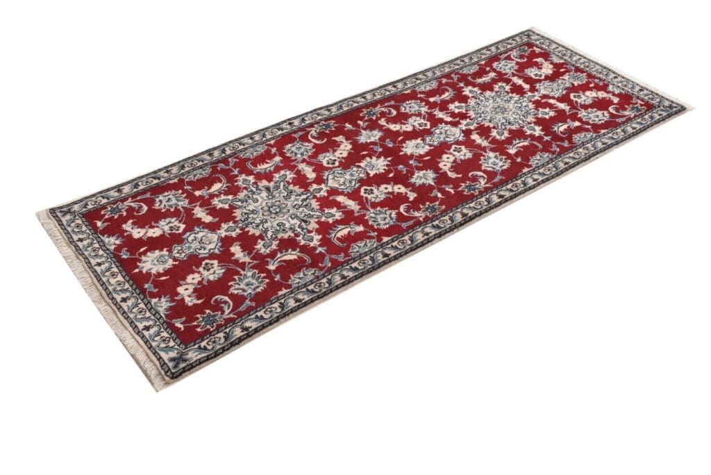 Perserteppich Nain Kaschmir 210 x 79 cm handgeknüpft (Verkauft)