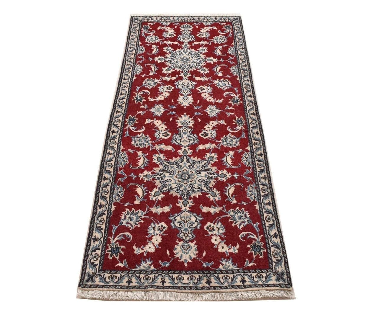 Perserteppich Nain Kaschmir 210 x 79 cm handgeknüpft (Verkauft)