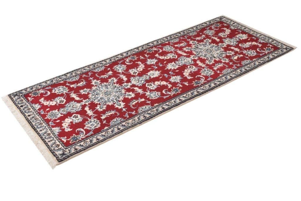 Perserteppich Nain Kaschmir 210 x 79 cm handgeknüpft (Verkauft)