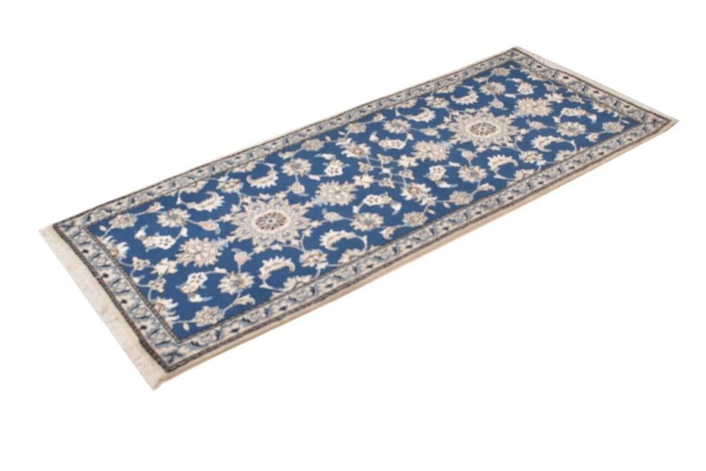 original-perserteppich-nain-kashmari-196-cm-x-76-cm-top-zustand-1-2 Perserteppich Nain 196 x 76 cm handgeknüpft (Verkauft)