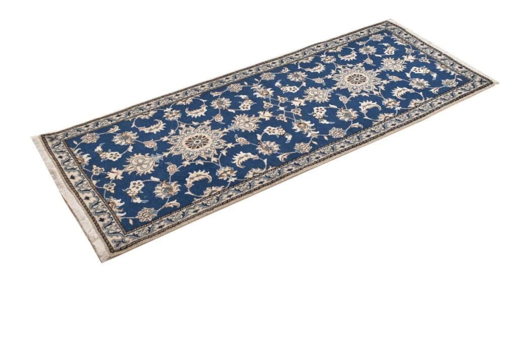 original-perserteppich-nain-kashmari-196-cm-x-76-cm-top-zustand-1-3 Perserteppich Nain 196 x 76 cm handgeknüpft (Verkauft)