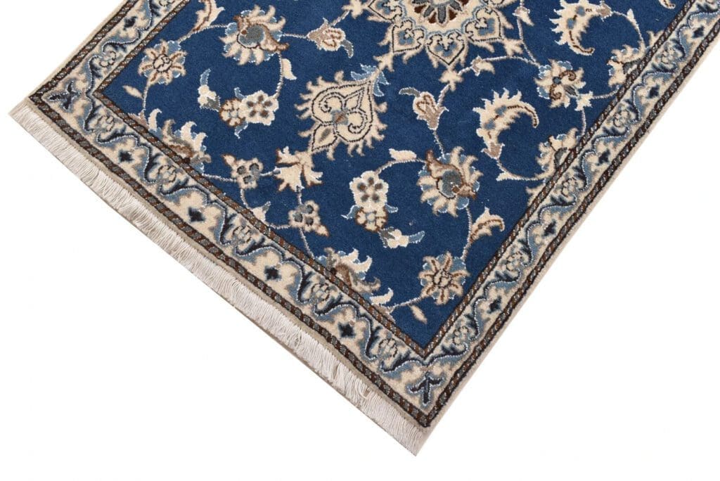 original-perserteppich-nain-kashmari-196-cm-x-76-cm-top-zustand-1-4 Perserteppich Nain 196 x 76 cm handgeknüpft (Verkauft)
