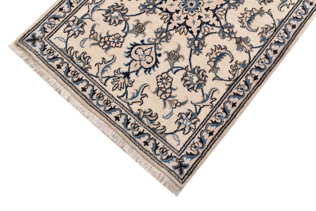 original-perserteppich-nain-kashmari-210-cm-x-80-cm-top-zustand-100-1-4 Perserteppich Nain 210 x 80 cm handgeknüpft (Verkauft)