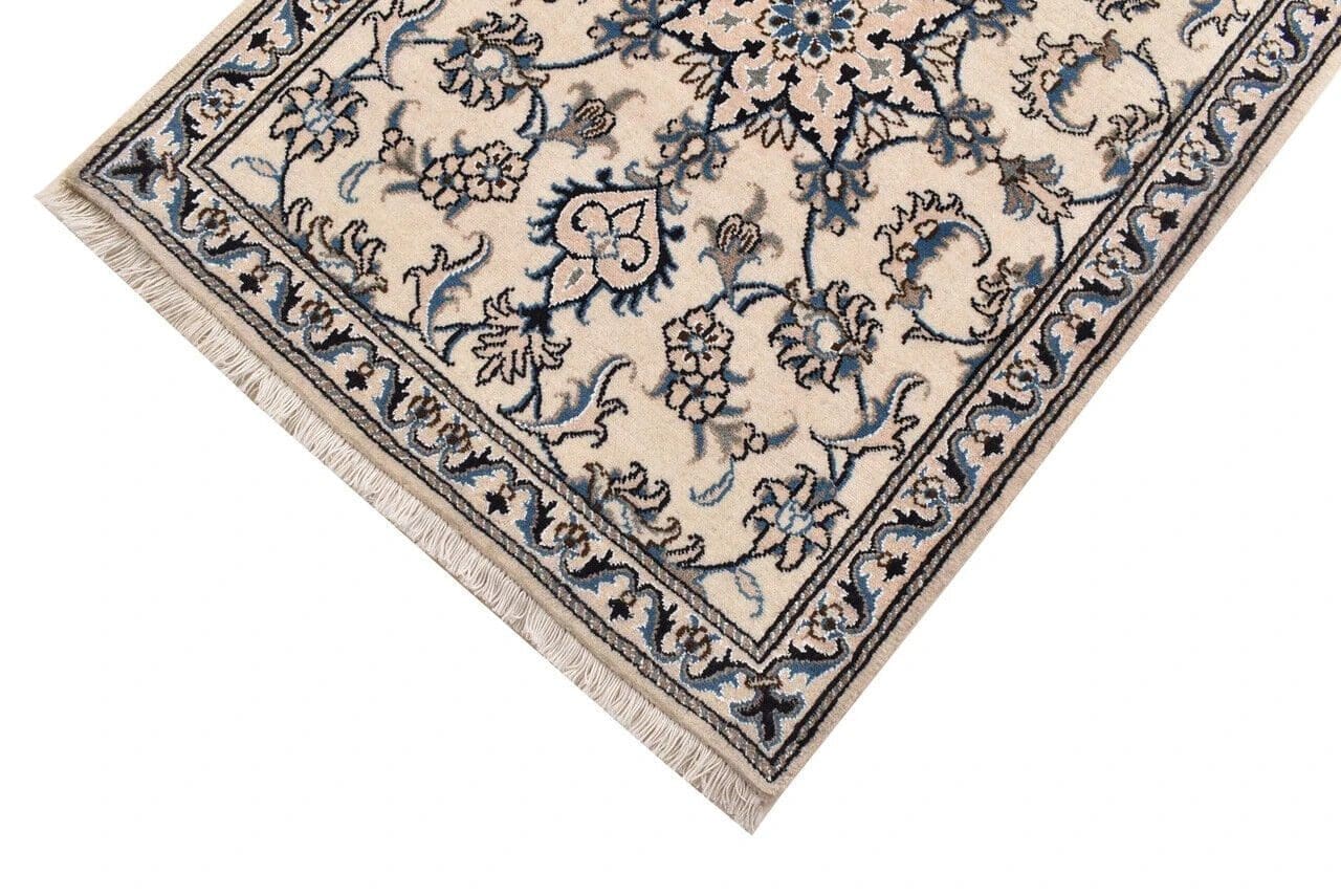 original-perserteppich-nain-kashmari-210-cm-x-80-cm-top-zustand-100-1-4 Perserteppich Nain 210 x 80 cm handgeknüpft (Verkauft)