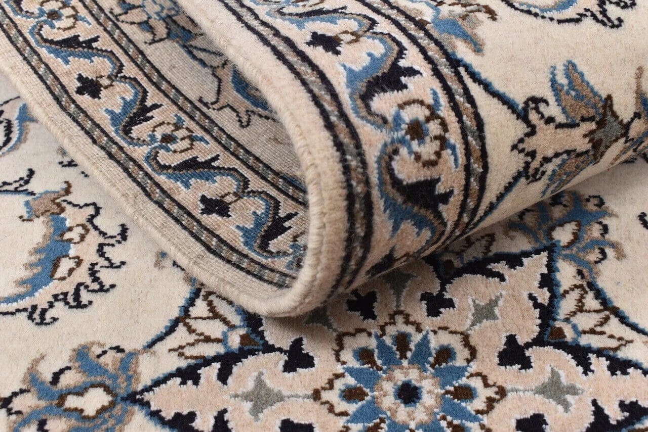original-perserteppich-nain-kashmari-210-cm-x-80-cm-top-zustand-100-1-5 Perserteppich Nain 210 x 80 cm handgeknüpft (Verkauft)