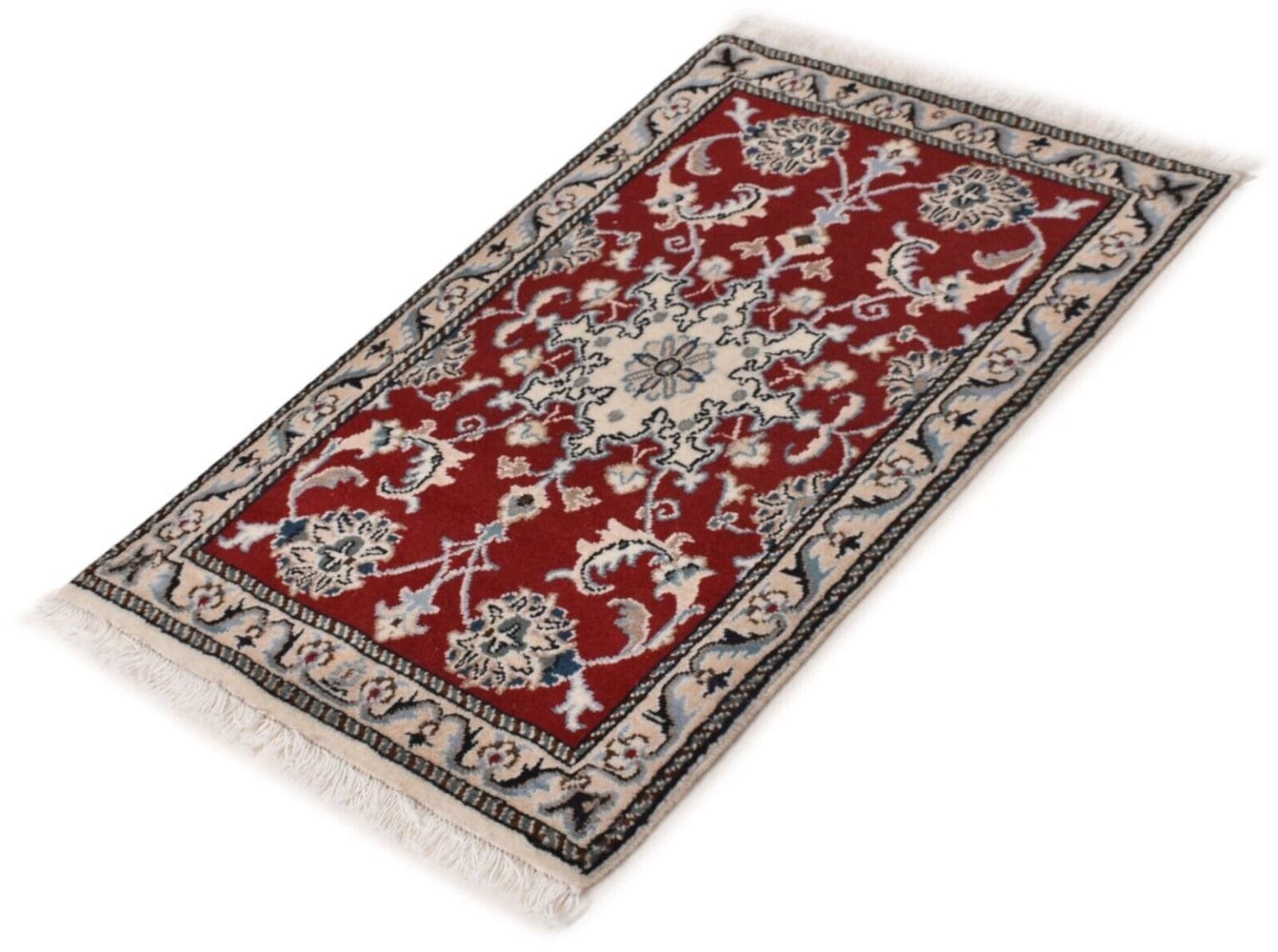original-perserteppich-nain-kashmari-90-cm-x-60-cm-neu-top-zustand-1-1 Perserteppich Nain Kaschmir 90 x 60 cm Wolle handgeknüpft