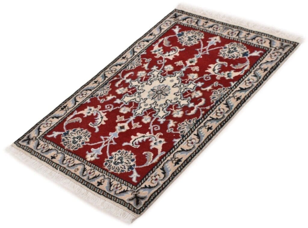 original-perserteppich-nain-kashmari-90-cm-x-60-cm-neu-top-zustand-1-2 Perserteppich Nain Kaschmir 90 x 60 cm Wolle handgeknüpft