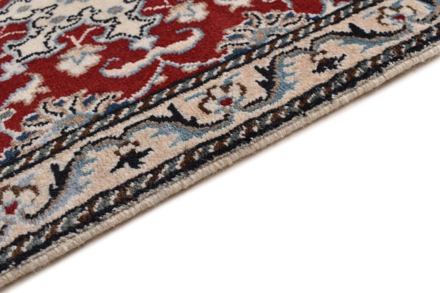 original-perserteppich-nain-kashmari-90-cm-x-60-cm-neu-top-zustand-1-4 Perserteppich Nain Kaschmir 90 x 60 cm Wolle handgeknüpft
