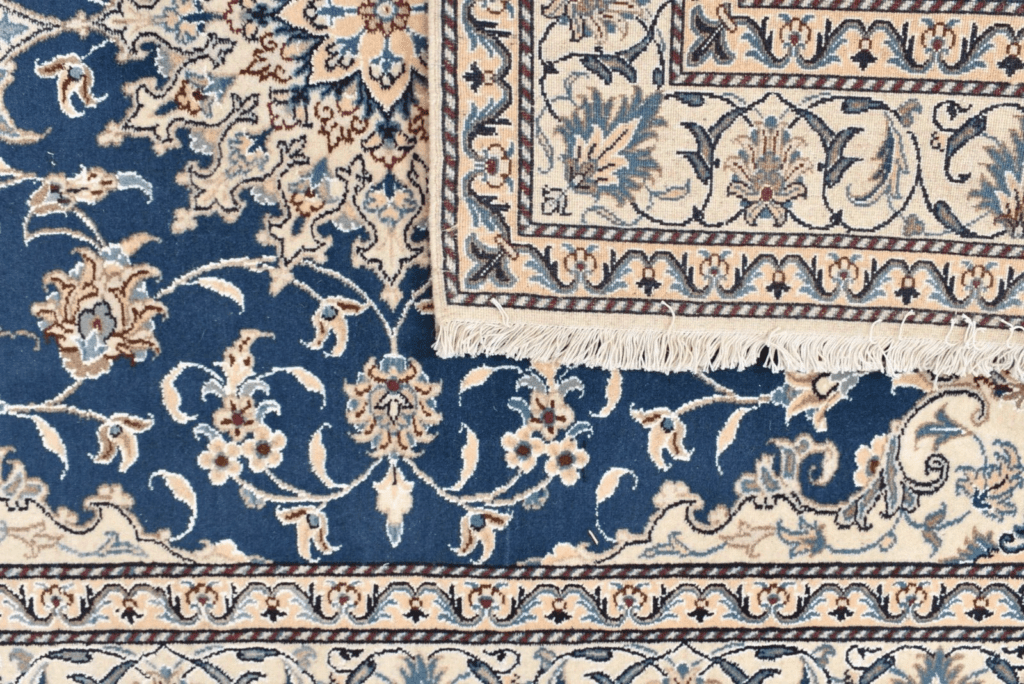 original-perserteppich-nain-kashmari-207-cm-x-146-cm-top-zustand Perserteppich Nain 207 x 146 cm Wolle handgeknüpft (Verkauft)