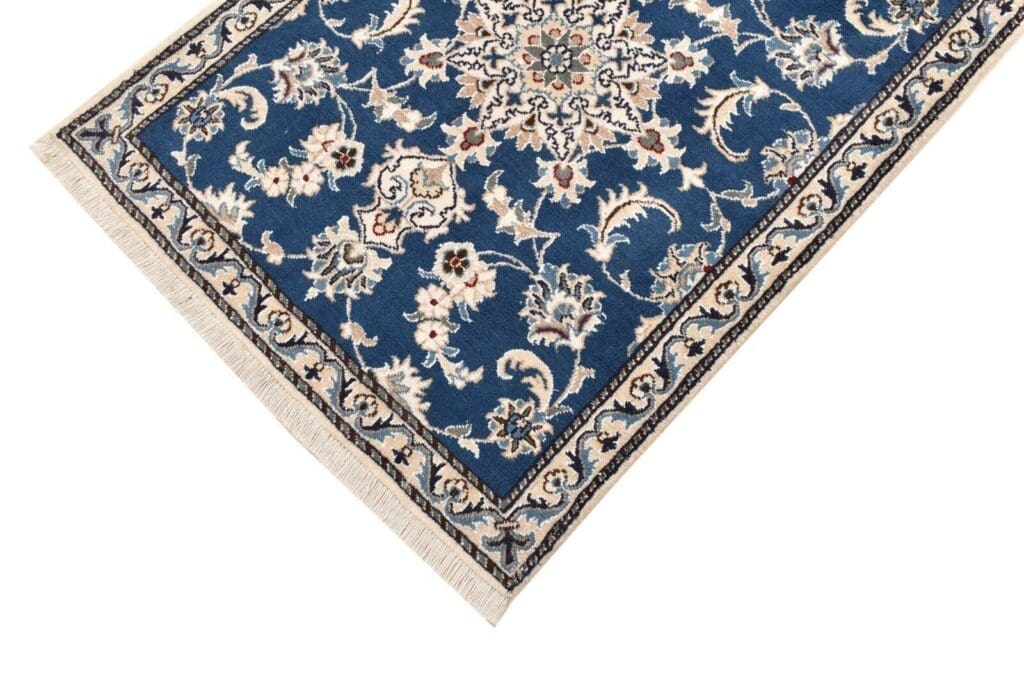original-perserteppich-nain-kashmari-288-cm-x-78-cm-top-zustand-100-1-3 Perserteppich Nain Kaschmir 288 x 78 cm handgeknüpft (Verkauft)