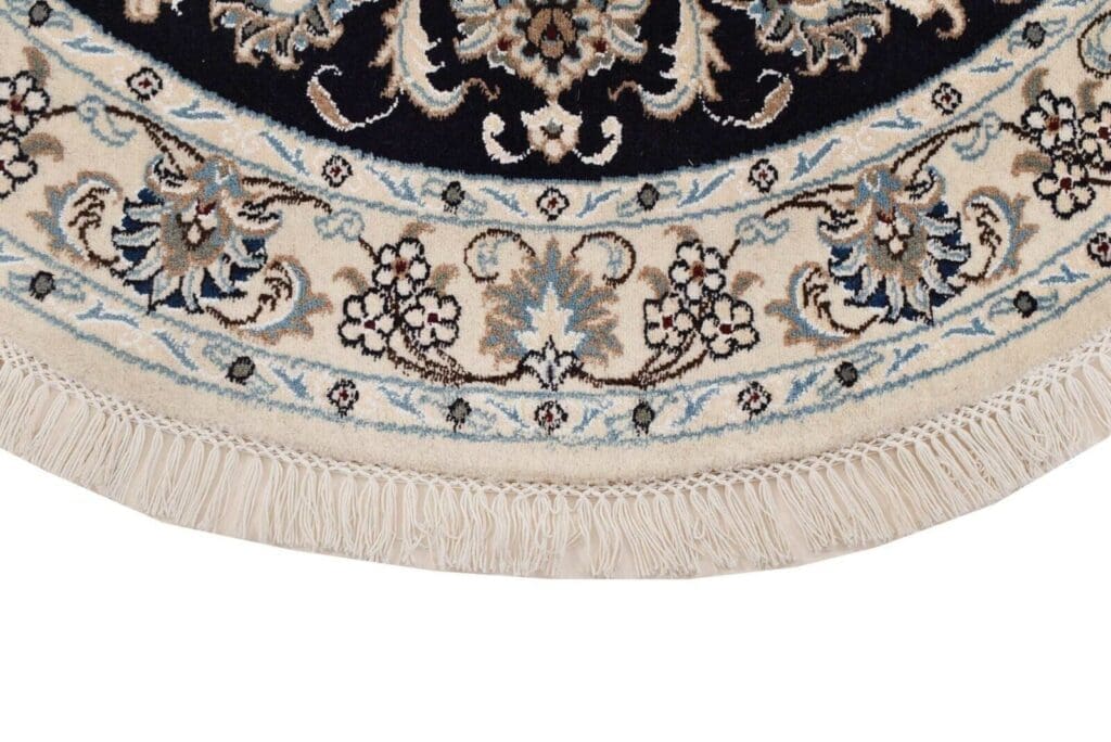 original-perserteppich-nain-kashmari-148-cm-x-148-cm-top-zustand-1-3 Perserteppich Nain 148 x 148 cm handgeknüpft (Verkauft)