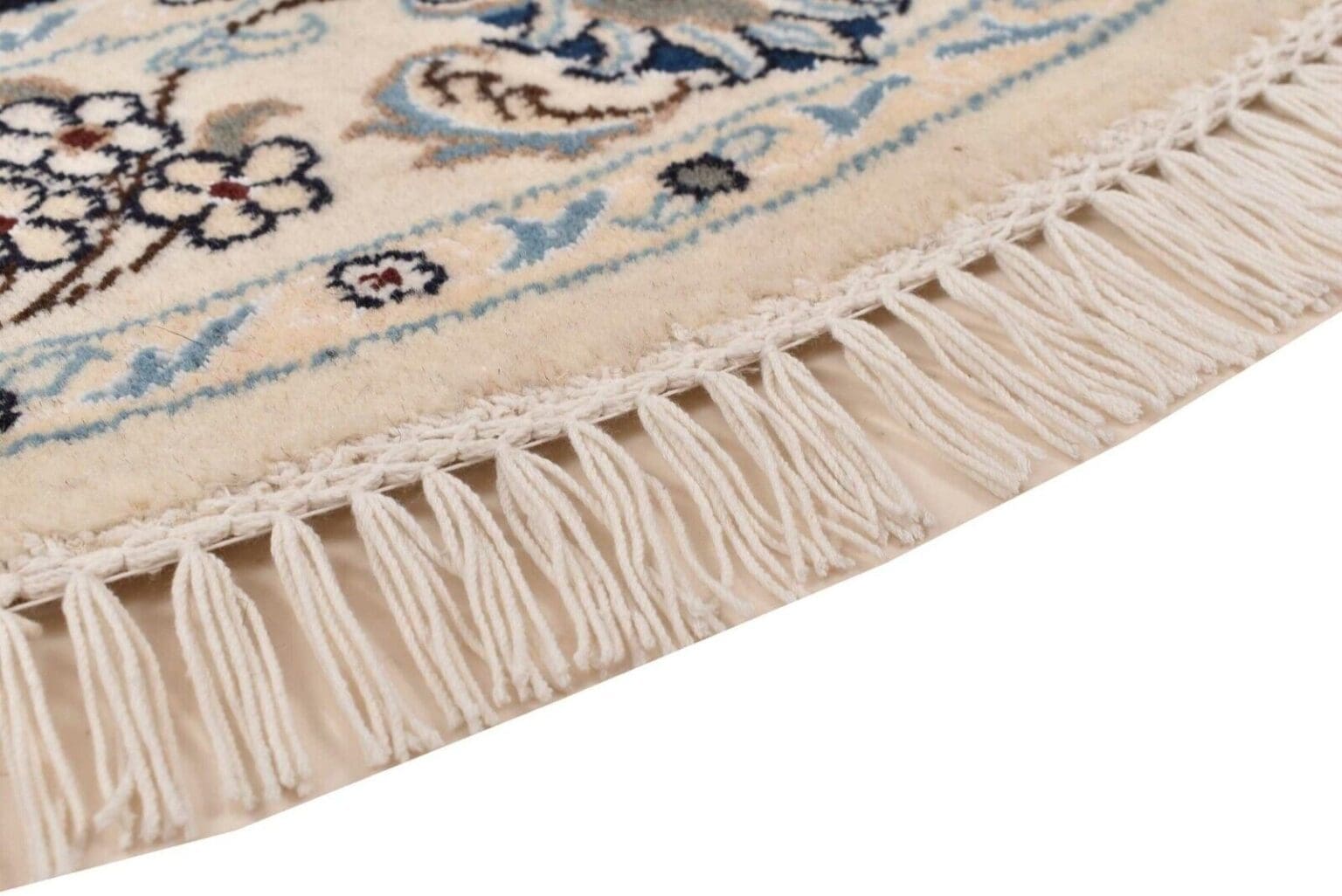 original-perserteppich-nain-kashmari-148-cm-x-148-cm-top-zustand-1-4 Perserteppich Nain 148 x 148 cm handgeknüpft (Verkauft)