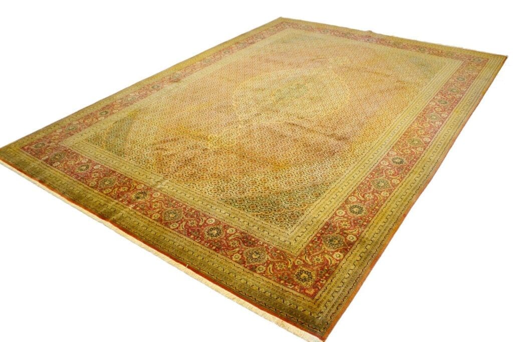 Perserteppich Täbriz 343 x 241 cm Wolle handgeknüpft