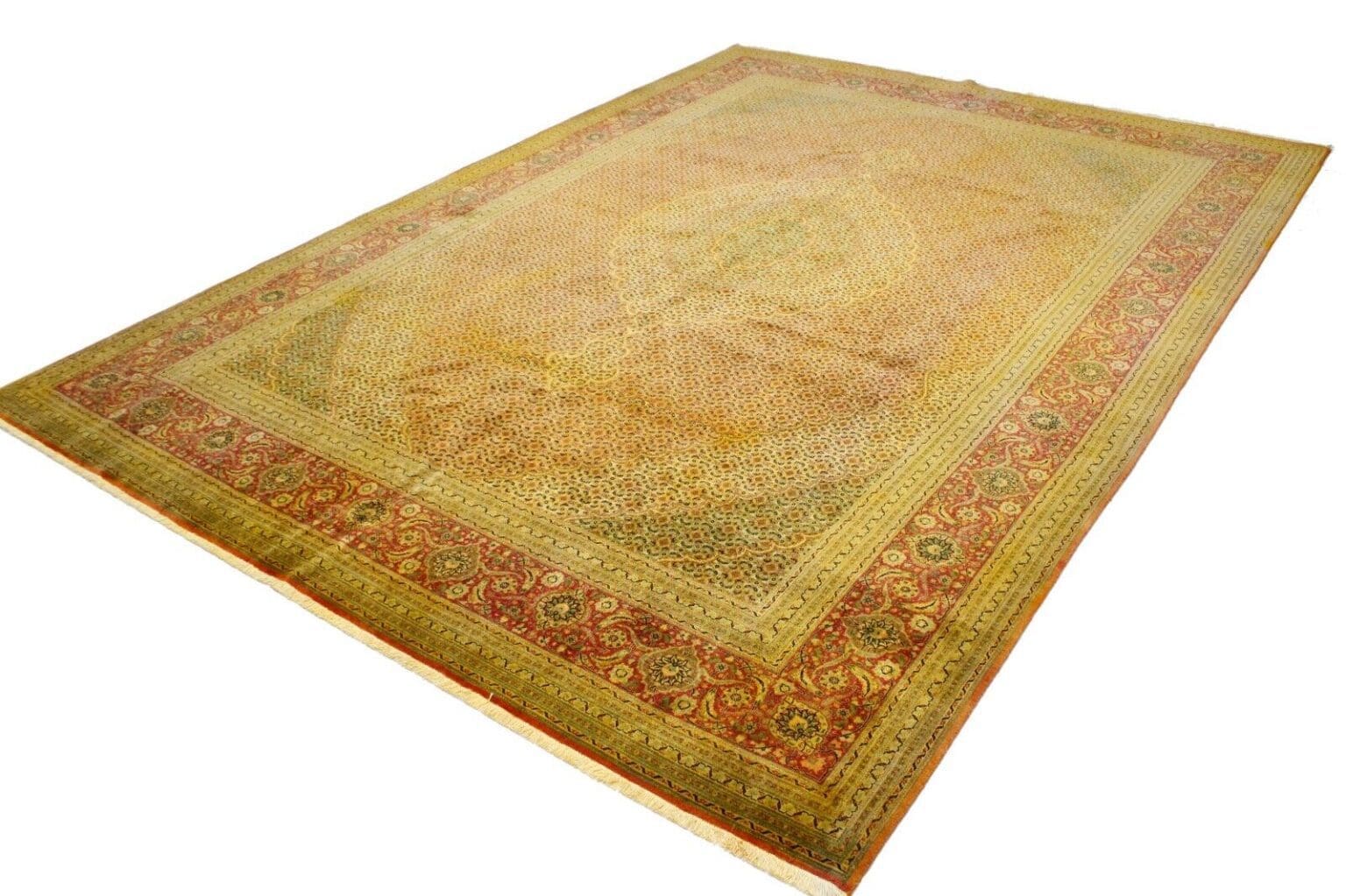 Perserteppich Täbriz 343 x 241 cm Wolle handgeknüpft