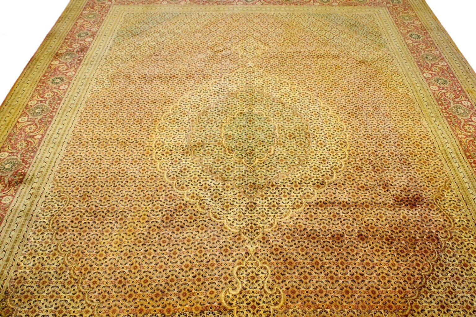 Perserteppich Täbriz 343 x 241 cm Wolle handgeknüpft