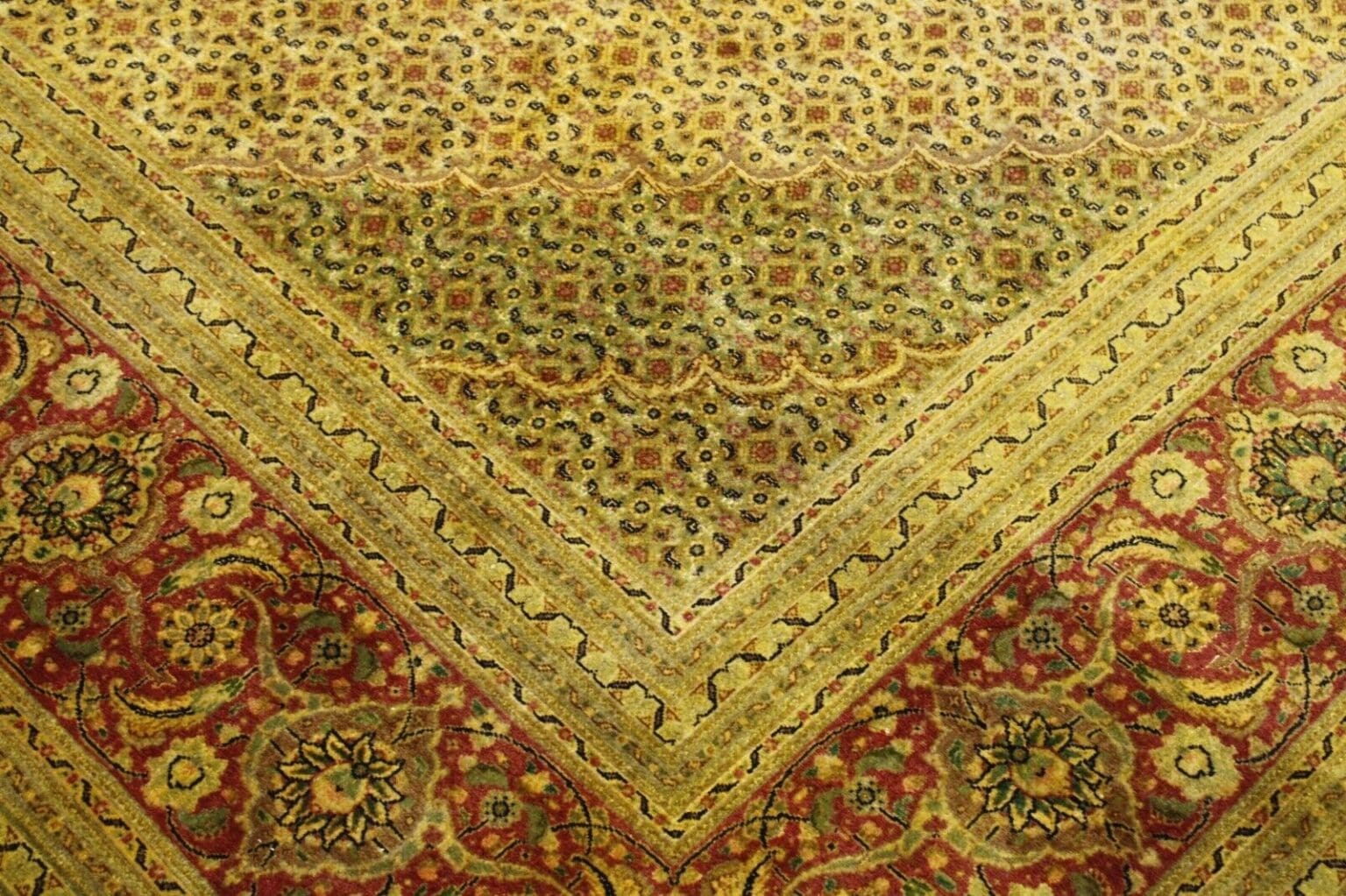 Perserteppich Täbriz 343 x 241 cm Wolle handgeknüpft
