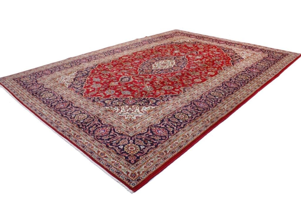 Perserteppich Keshan 340 x 242 cm Wolle handgeknüpft
