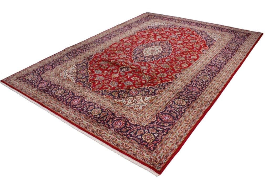 Perserteppich Keshan 340 x 242 cm Wolle handgeknüpft