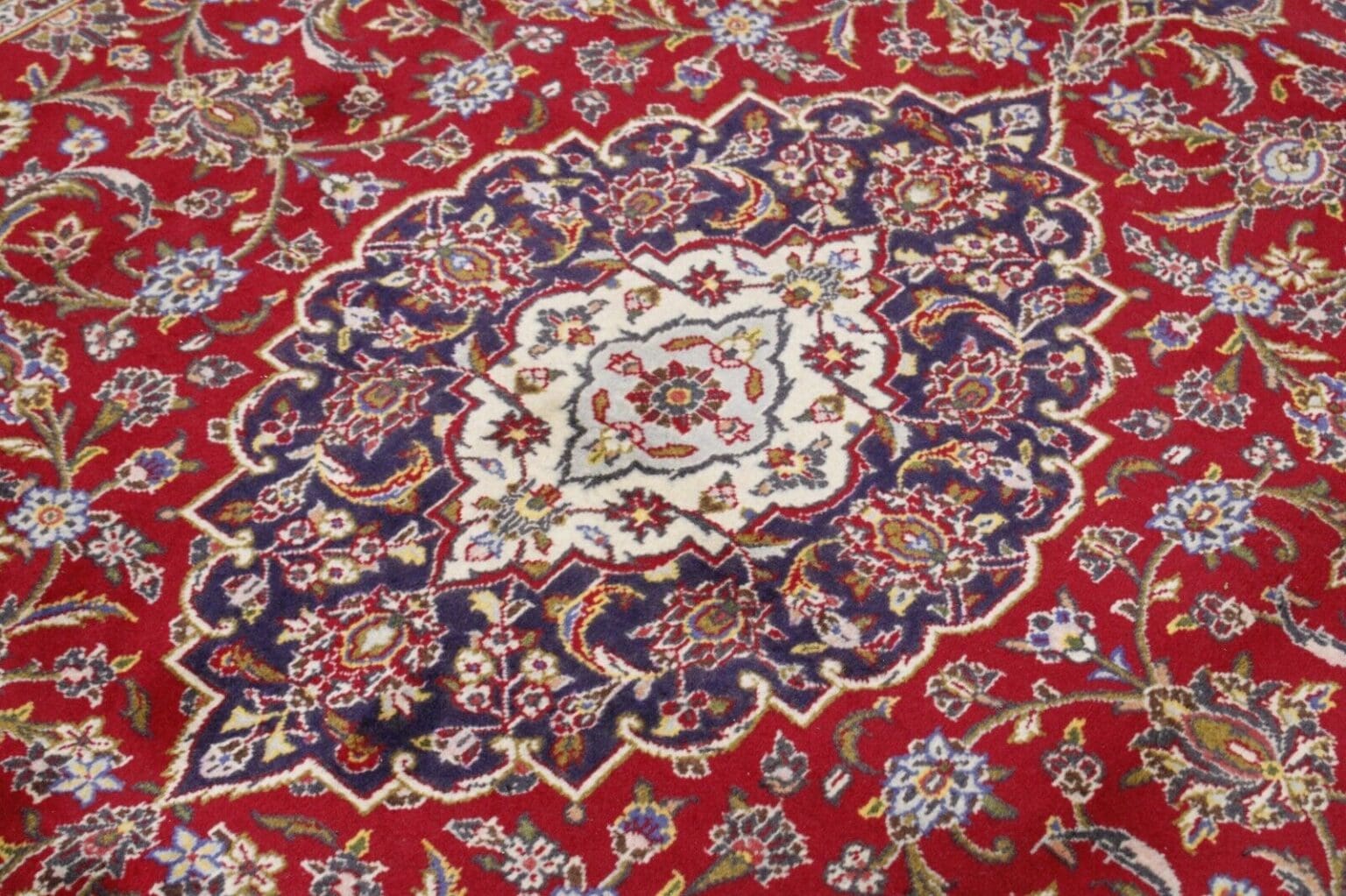 Perserteppich Keshan 340 x 242 cm Wolle handgeknüpft