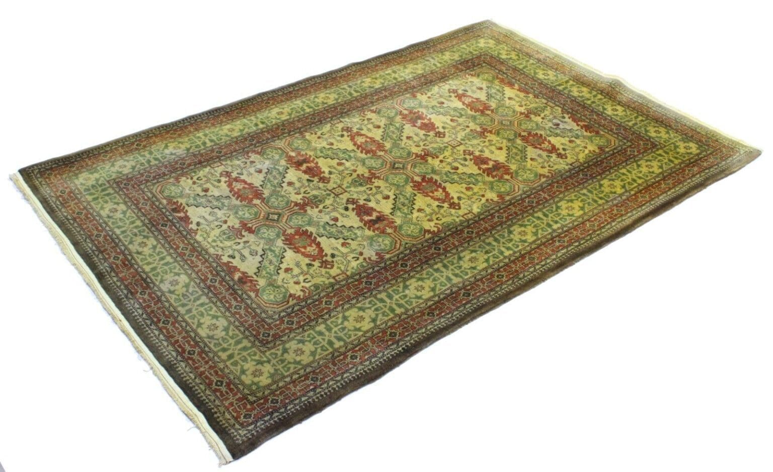 Perserteppich Ghom 166 x 131 cm Seide handgeknüpft