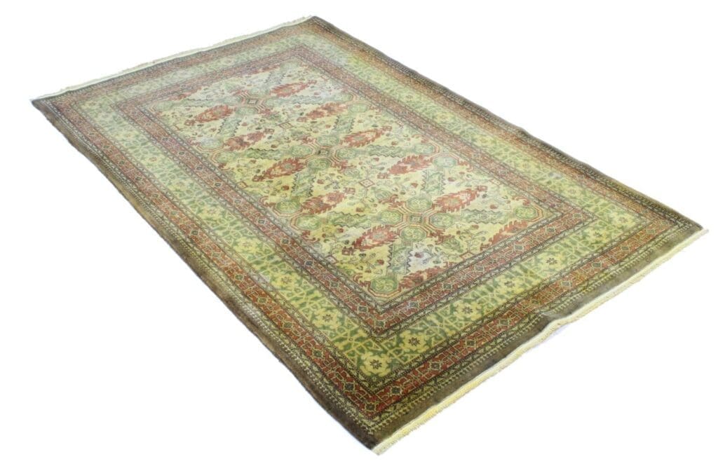Perserteppich Ghom 166 x 131 cm Seide handgeknüpft